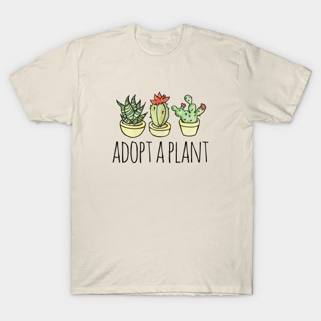 Adopt a Plant T-Shirt by bubbsnugg